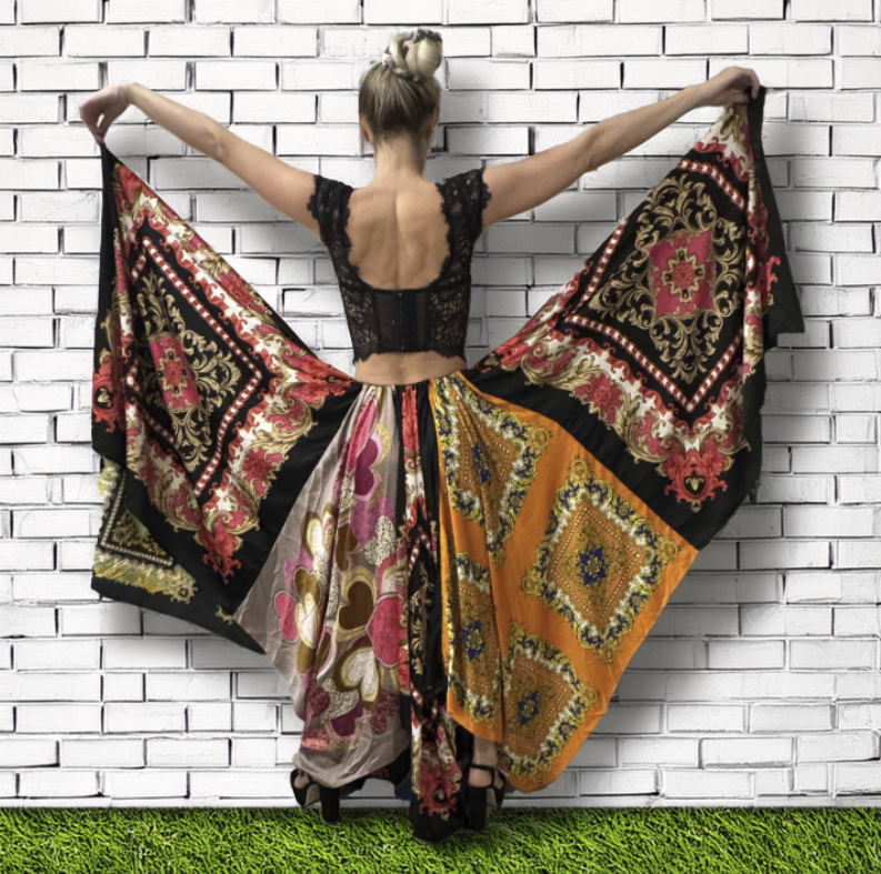 Women's Multi colored Skirt
