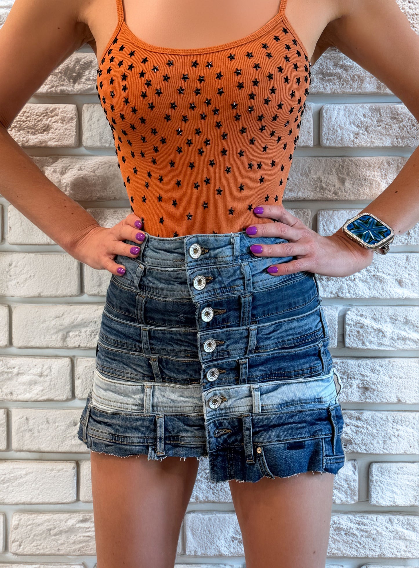 Women's Bodysuit with stars