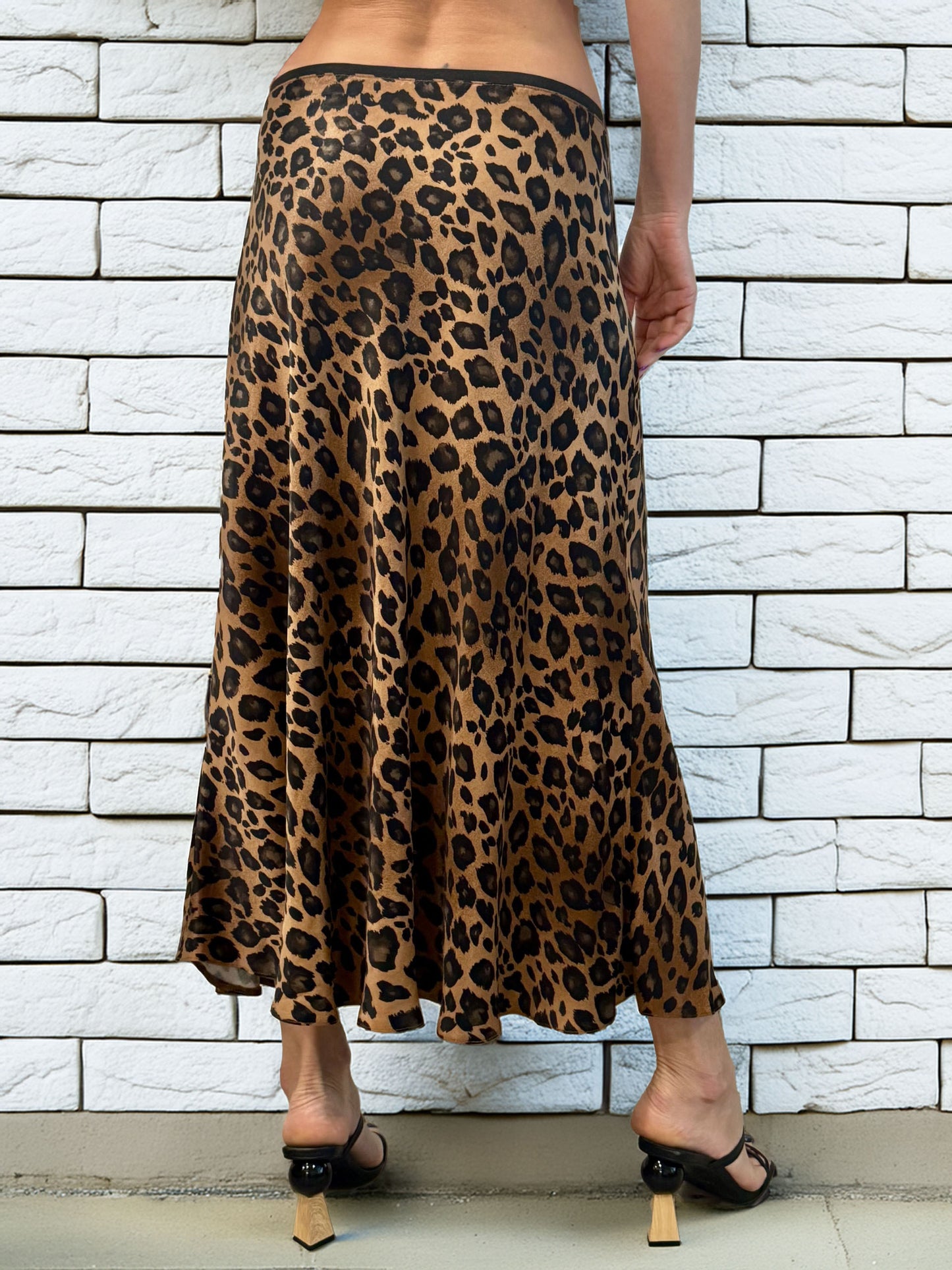 Women's Skirt Long Leopard Print