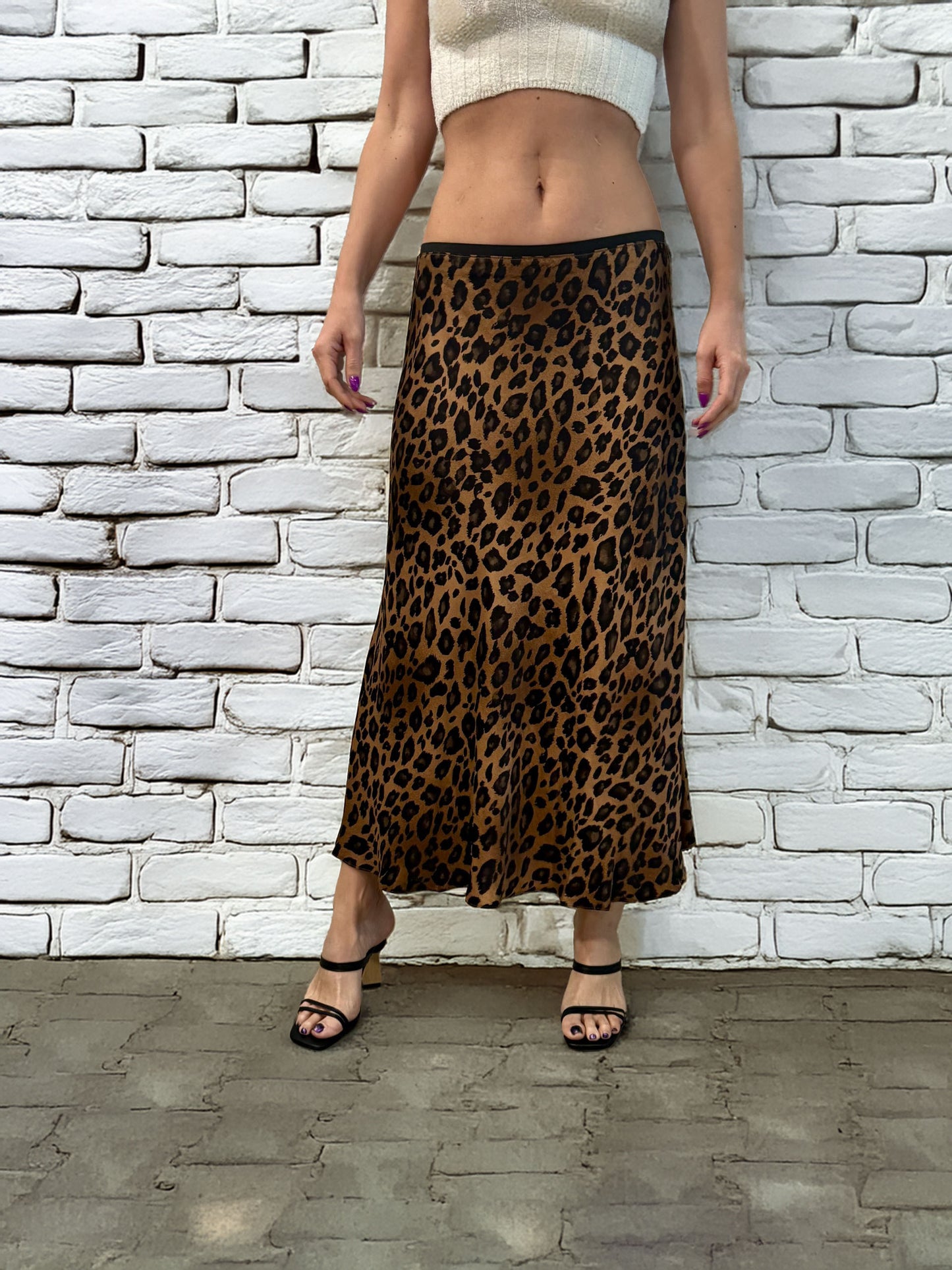 Women's Skirt Long Leopard Print