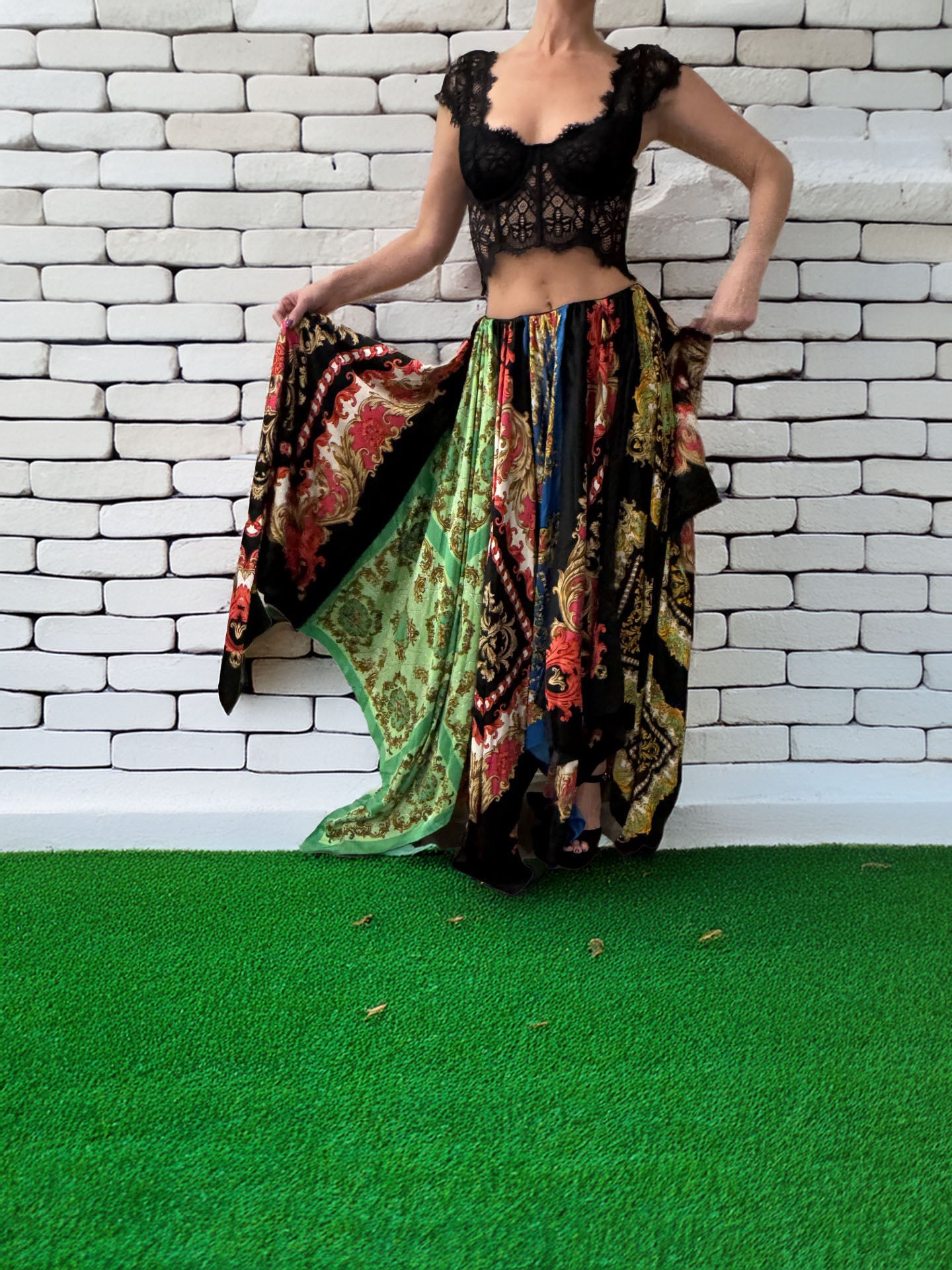 Women's Multi colored Skirt