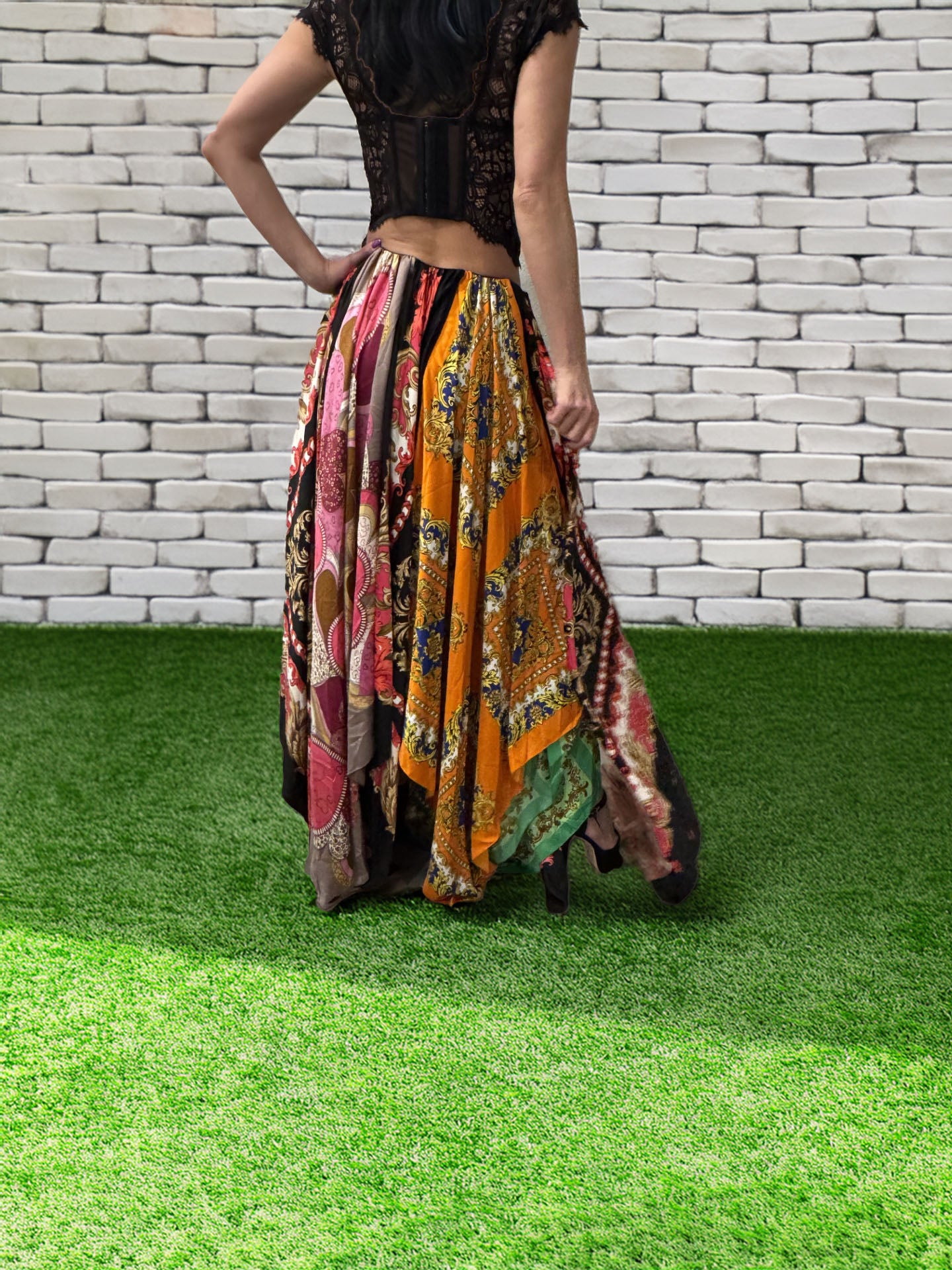 Women's Multi colored Skirt